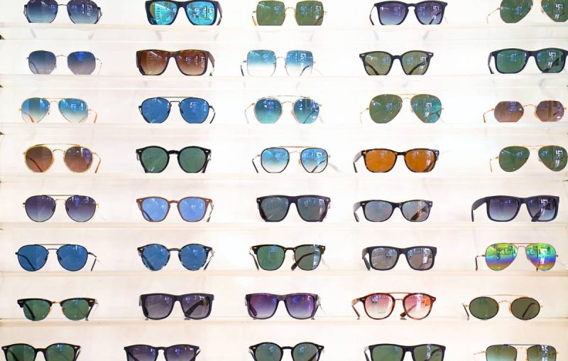 storia occhiali da sole